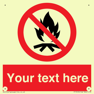 Custom prohibition No campfire